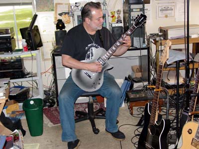 Eric Van der Wyk plays the Fernandes Monterey Elite "Sustainer" guitar