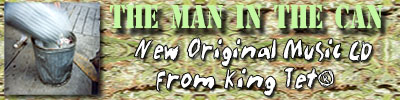 The Man in the Can CD by King Tet